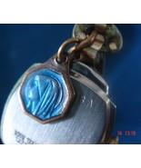 ANTIQUE Old Bulova Watch Religious Charm. - $736.94 MXN