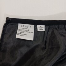 Kasper RN#54050 Women's Black Rear Zip Pull-On Skirt Size 8 Measured Waist 29" image 3