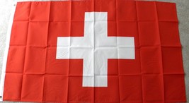 Switzerland Swiss International World Country Polyester Poly Flag 3 X 5 Feet - £6.45 GBP