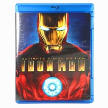 Iron Man (2-Disc Blu-ray, 2008, Widescreen) Like New !    Robert Downey, Jr. - £7.45 GBP