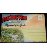 1941 Souvenir POSTCARD FOLDER Lake Taneycomo OZARKS MO Curt Teich &amp; Co 6... - $19.99