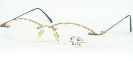 Flair Jet Set 776 762 Gold/Bunt Brille Halbe Felge Brille 51-21-135mm - £85.38 GBP