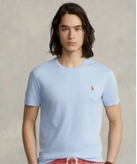 Polo Ralph Lauren Men&#39;s Pima Cotton T-Shirt in Office Blue-Size Small - $34.99