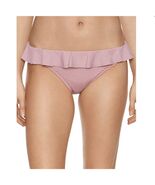 Time and Tru Seersucker Ruffle Bikini Bottom XL Red Candy Cane Stripe Xm... - $13.85