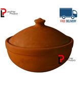 Clay Bowl for Biryani &amp; Chicken Authentic Earthenware Serving Pot - $45.99