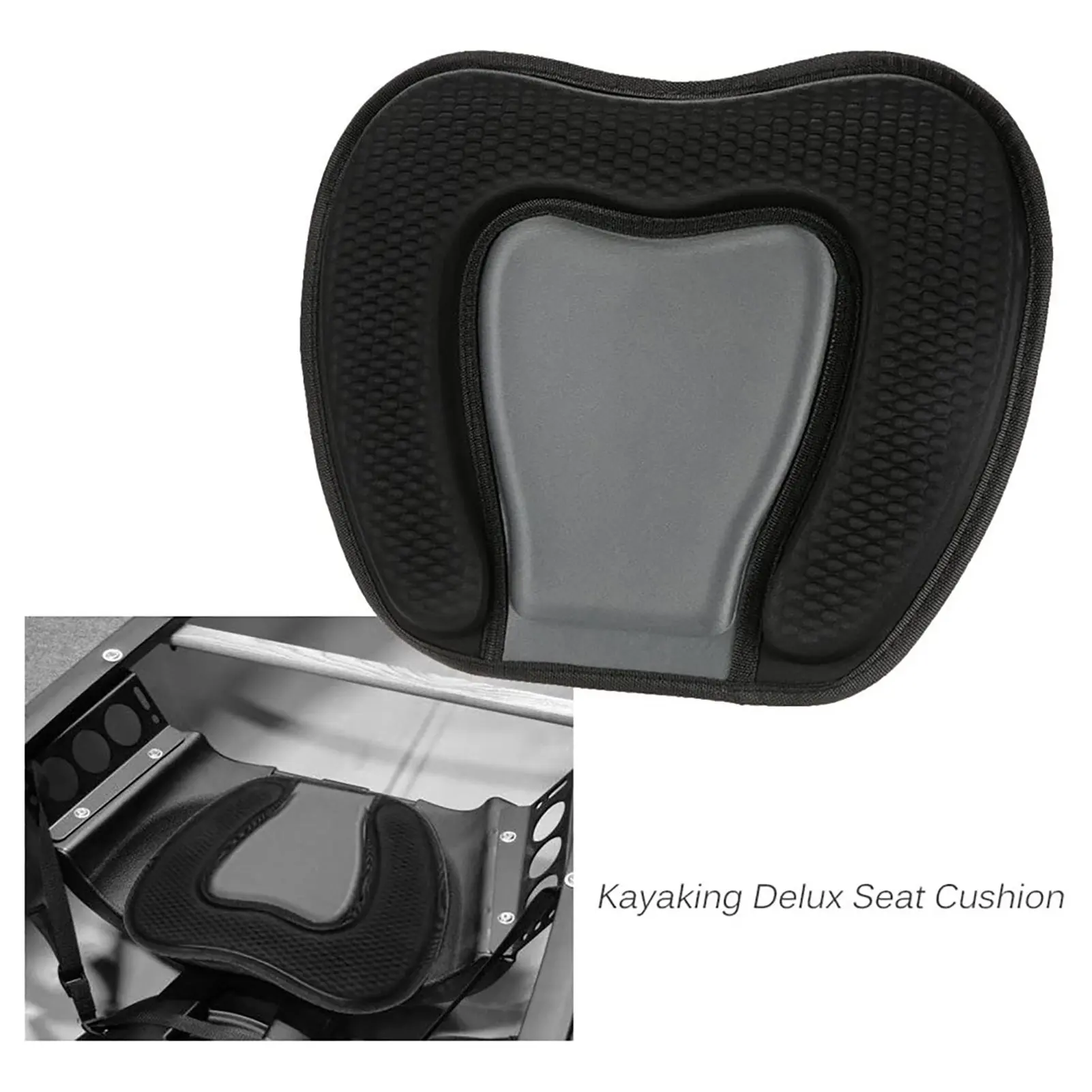 Kayak Seat Cushion - Soft and Waterproof Pad for Kayak, Canoe, and Fishing Boa - £18.05 GBP