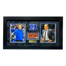 Mike Kzyzewski &quot;Coach K&quot;  Autographed Duke Cut Collage 8x10 Photo JSA COA Framed - £748.52 GBP