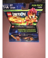 New LEGO DIMENSIONS Movie Fun Pack Legends of Chima Laval 71222 Lion Rid... - $16.71