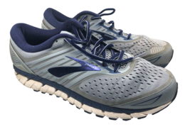 Brooks Ghost 18 11.5 Mens Extra Extra Wide 11.5EE Sneakers Shoes Blue Gray - £101.95 GBP