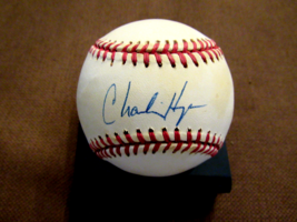 CHARLIE HAYES GIANTS PHILLIES 96 WS YANKEES SIGNED AUTO VINTAGE ONL BASE... - $1,498.94 MXN