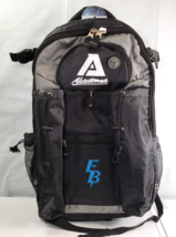 Akadema Baseball Bats &amp; Gear Bag / Backpack ~XL Capacity ~ Black/Charcoal - £47.76 GBP