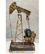 Western Rustic Bronze Finish Nodding Donkey Pumpjack Oil Derrick Rig Fig... - $681.91 MXN