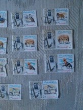 Lot Of 15 Fujeira Cancelled Postage Stamps Animals Horse Cheetah Ram Cam... - $18.80