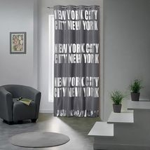 New York City Themed Blackout Curtain Panel - Bold Typography, Urban Sty... - $49.49+