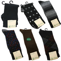 Clarks Casual Crew Socks Brown Black Grey Multicolor Cotton Polyester Sp... - $9.99
