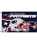 New England Patriots Blue Flag 3X5 Ft Polyester Banner USA 90x150cm - $27.50 CAD