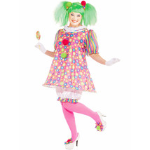 Forum Novelties Women&#39;s Tickles Clown Plus Size Costume, Multicolor, Plus - £104.56 GBP