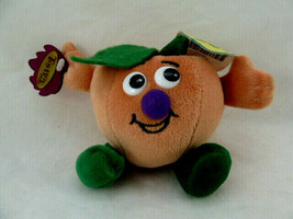 Vintage Toy Box Creations Plush Peaceful Peach Fruit Seedies Small With ... - £7.77 GBP