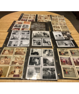 Large black white color photo lot vintage pictures - $48.53 CAD