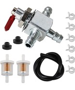 For Scag 2-Way 1/4&quot; Barbs Steel Fuel Oil Gas Petcock In Line, Off Fuel V... - $49.33 CAD