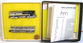 Hallmark N Scale Model RR Locomotive &amp; Car EMD F9-A&amp;B ATSF by Samhongsa ... - £216.99 GBP