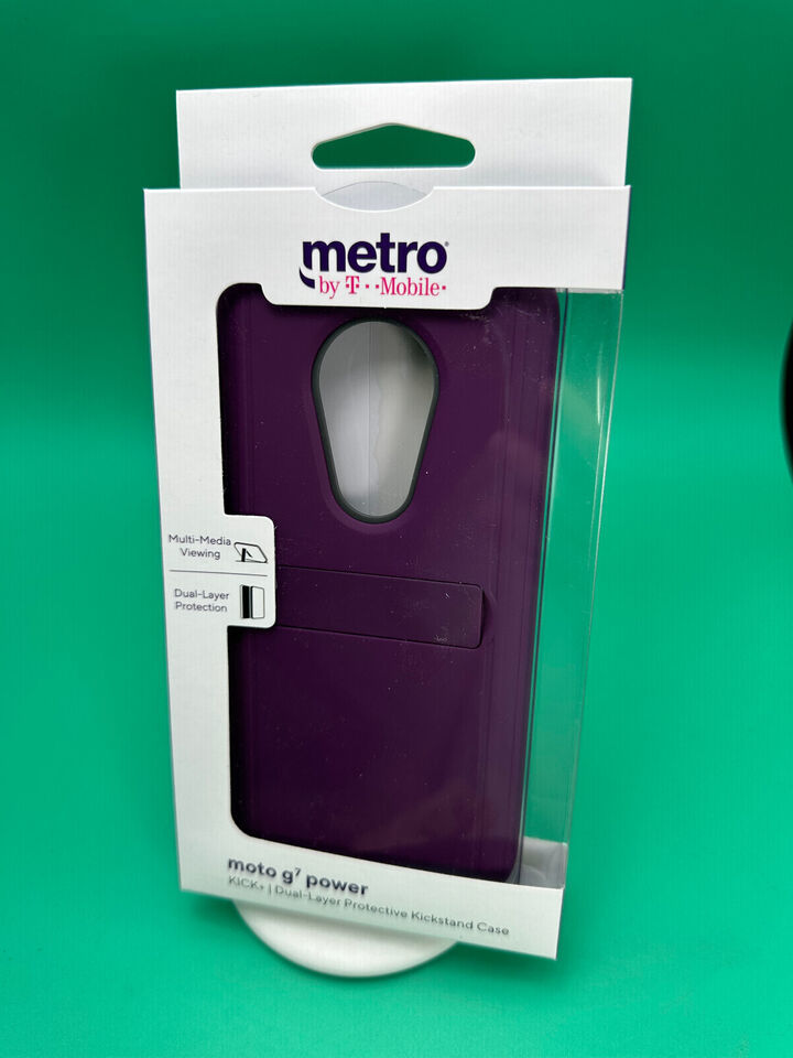 Primary image for New MetroPCS Kick+ Cellphone Case With Kickstand For Motorola Moto G7 Power