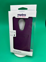New MetroPCS Kick+ Cellphone Case With Kickstand For Motorola Moto G7 Power - £1.58 GBP