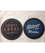 Shiner Texas Craft Beer Coasters Set 5 Coasters Drink Shiner Blonde Gold... - £5.95 GBP