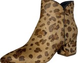 COLE HAAN Elyse Women&#39;s Real Fur Haircalf-Print Zip Boots, W14980 - $118.99