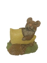 Tom Clark Gnome Figurine vtg sculpture elf SIGNED miniature Go Dutch mouse mice - £31.69 GBP