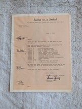 Vtg Beatles USA Limited Fan Club Official Headquarters 1965 Letter And Pictures - £67.24 GBP