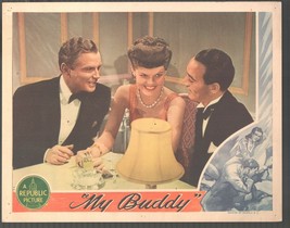 My Buddy 11&quot;x14&quot; Lobby Card George E. Stone Don &#39;Red&#39; Barry Lynne Roberts - £26.82 GBP