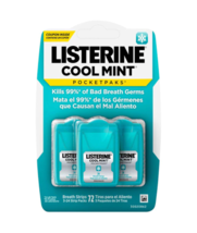 Listerine PocketPaks Breath Strips Cool Mint 72 Each (Pack of 1) - £4.59 GBP