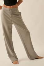 Premium Scuba High Waist Button Zip Up Fly Pants - £59.16 GBP