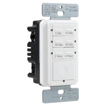Defiant 15 Amp 4-Hr In-Wall Push Button Countdown Timer Switch w/ Screw Terminal - £15.88 GBP