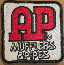 AP Mufflers &amp; Pipes embroidered sew on patch - £29.34 GBP