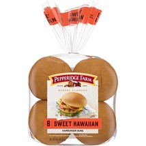 Pepperidge Farm Sweet Hawaiian Soft Hamburger Buns, 8 Count Bags 4842 - £24.78 GBP+