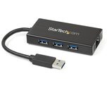 StarTech.com USB 3.0 Hub with Gigabit Ethernet Adapter - 5Gbps - 3 Port ... - $65.34