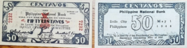 PHILIPPINE Paper Money: ILOILO Currency Commttee Fifty Centavo 1944 - $3.95