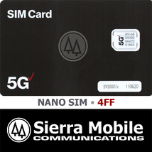 Verizon 5G Sa Nano Sim 4FF • Cdma 5G Lte (Sa Network) Vzw • Usps Tracking - £6.13 GBP