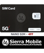 VERIZON 5G SA NANO SIM 4FF • CDMA 5G LTE (SA NETWORK) VZW • USPS TRACKING - £6.24 GBP