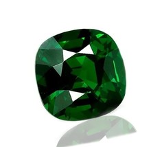 Natural Tsavorite Garnet 2.31 ct vivid Green 8 x 8 mm from Kenya - £999.19 GBP