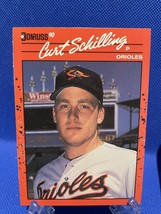 Curt Schilling # 667 1990 Donruss Baseball Card Error - £62.84 GBP