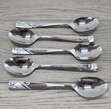 Cambridge Stainless 18/0 Retired Tula Frost Teaspoon - Set of 5 - £23.19 GBP