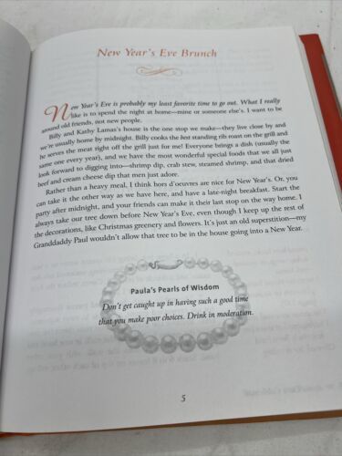 Vintage Cookbook Hardcover Paula Deen Celebrates Menu & Recipes For The Holidays Item image 3