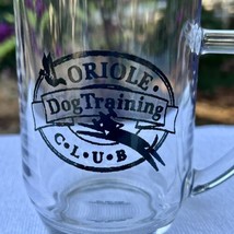 Camelot Specialties Glass Coffee Beer Mug Cup Oriole Dog Training Club - $9.87