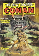The Savage Sword of Conan Magazine #10 Marvel UK 1978 FINE - £15.09 GBP
