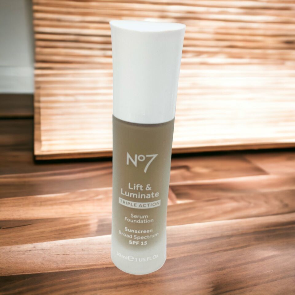 No7 Lift &amp; Luminate Triple Action Serum, Bamboo, 1 fl. oz. - Made In France - $10.98
