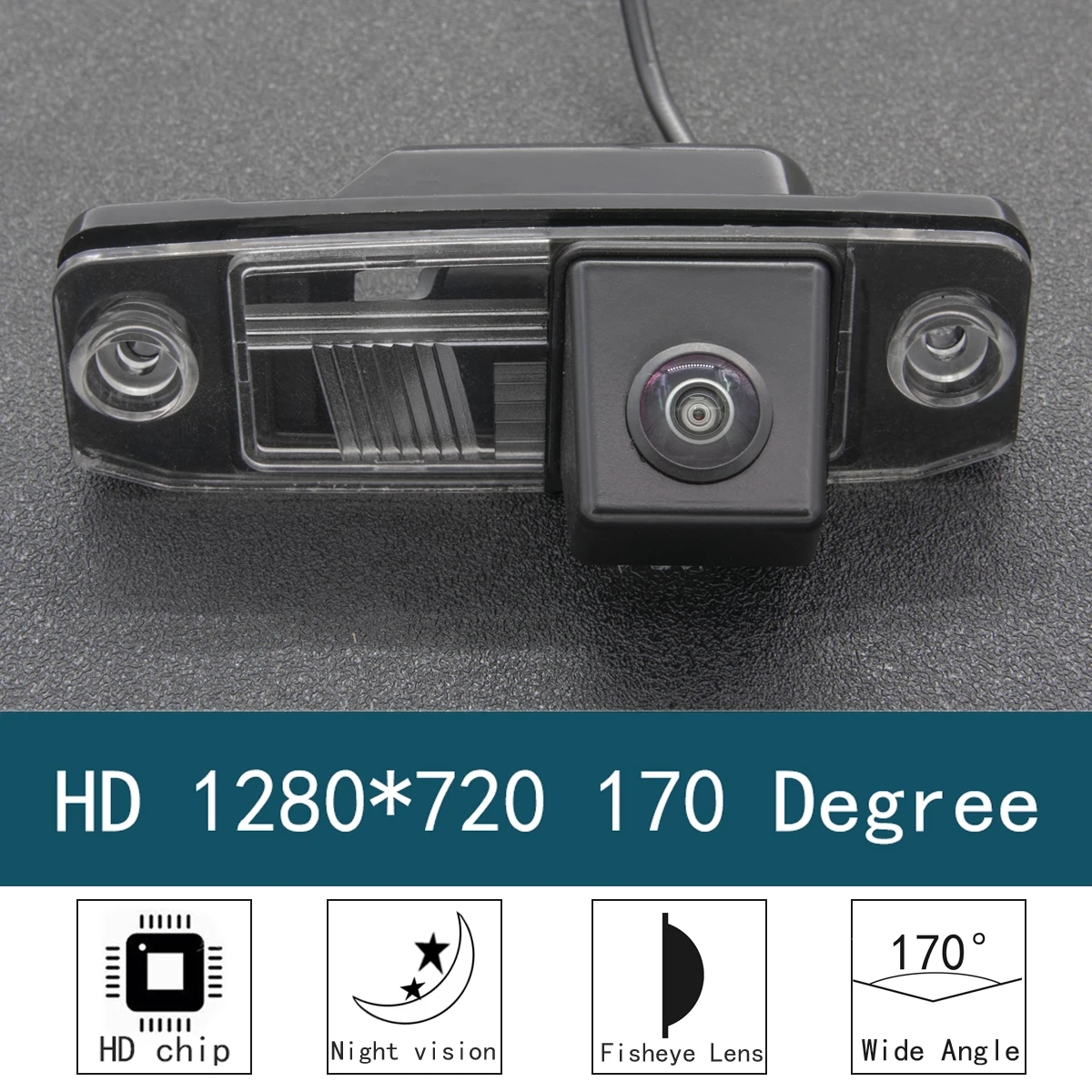 HD 1280*720 Fisheye 170 Degree Car Rear View Camera For Hyundai - £27.64 GBP