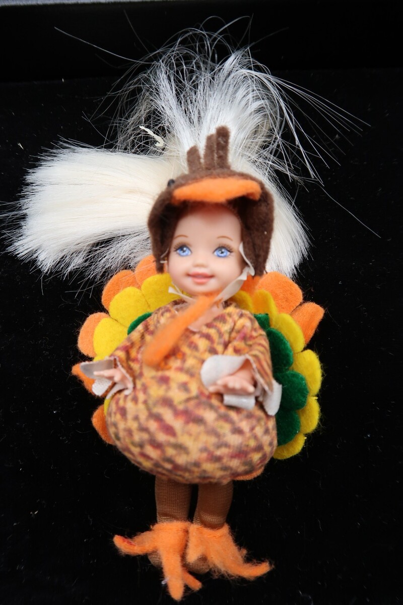2004 Mattel Barbie Kelly Happy Thanksgiving Holiday Turkey Doll - $19.99